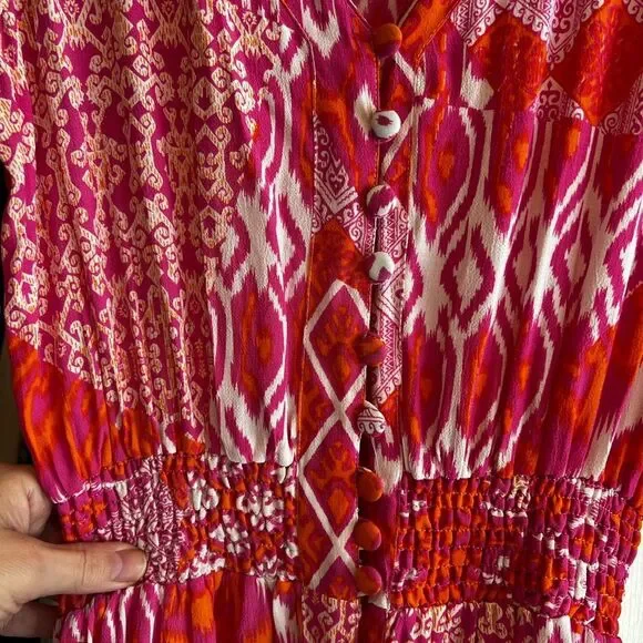 Walker & Wade Kelsey Dress in Flamingo - Picture 3 of 15